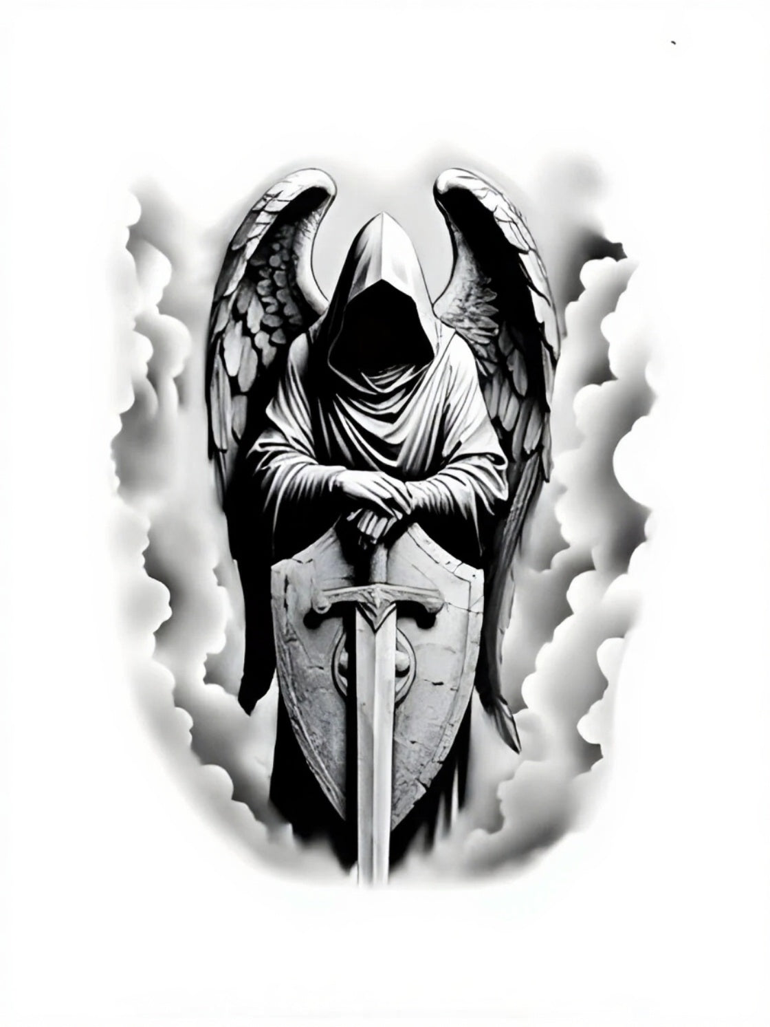 Guardian of Shadows Yarı Kalıcı Orta Boy Dövme