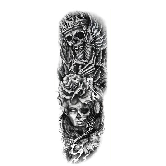 Throne of Death Yarı Kalıcı Kol Kaplama Dövme