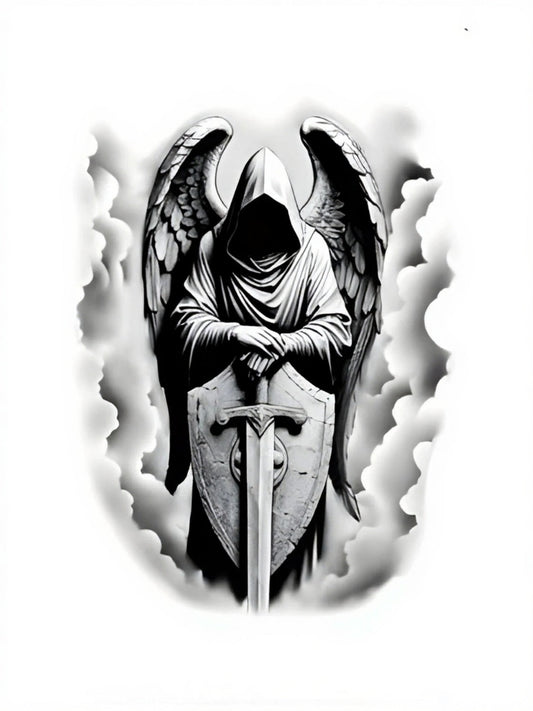 Guardian of Shadows Yarı Kalıcı Orta Boy Dövme