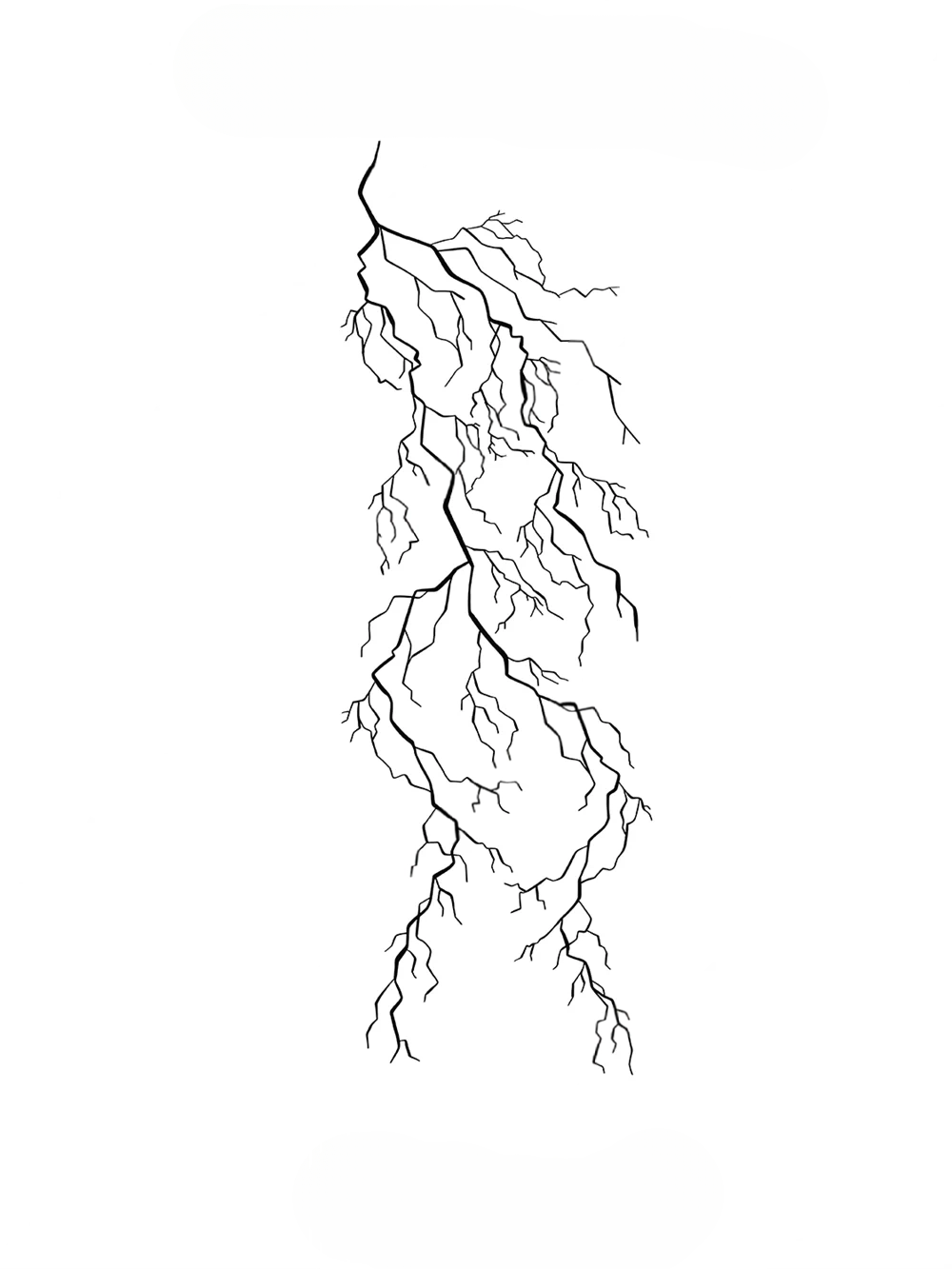 Strike Line Yarı Kalıcı Kol Dövmesi