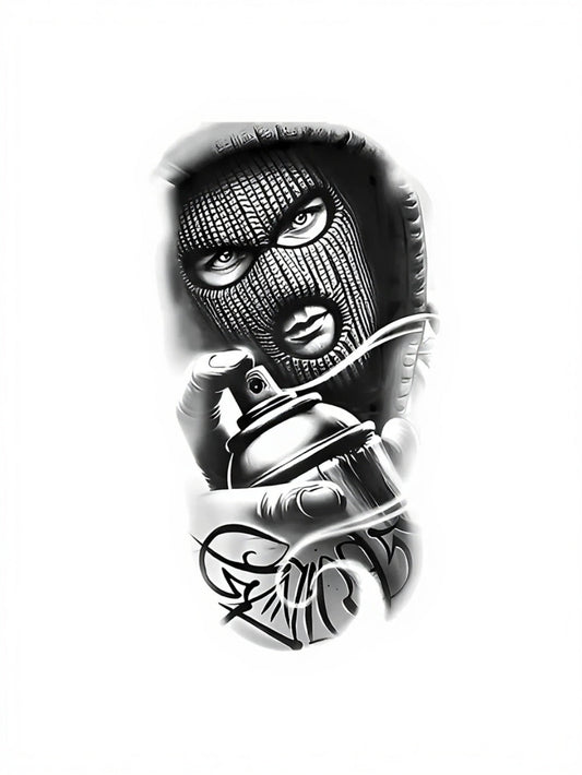 Urban Rebel Yarı Kalıcı Orta Boy Dövme