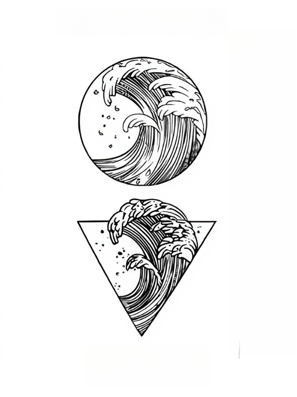 Ocean Spirit Yarı Kalıcı Küçük Boy Dövme