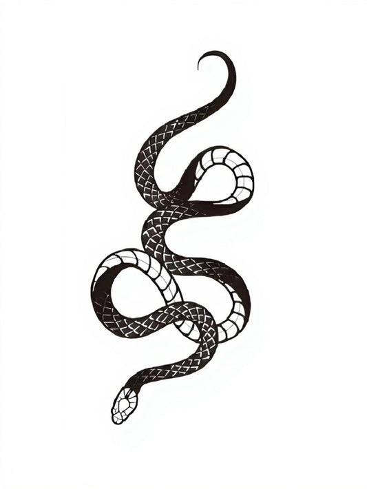 Serpent Flow Yarı Kalıcı Küçük Boy Dövme