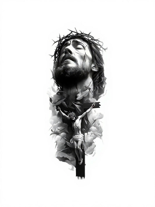 Crown of Salvation Yarı Kalıcı Orta Boy Dövme